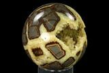 Crystal Filled, Polished Septarian Sphere - Utah #149927-1